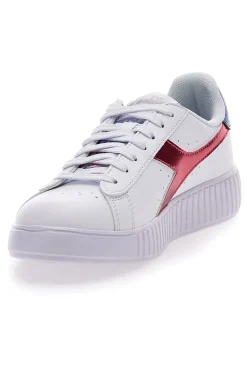 Sneakers Bianche con Lacci Diadora Step P Teatime