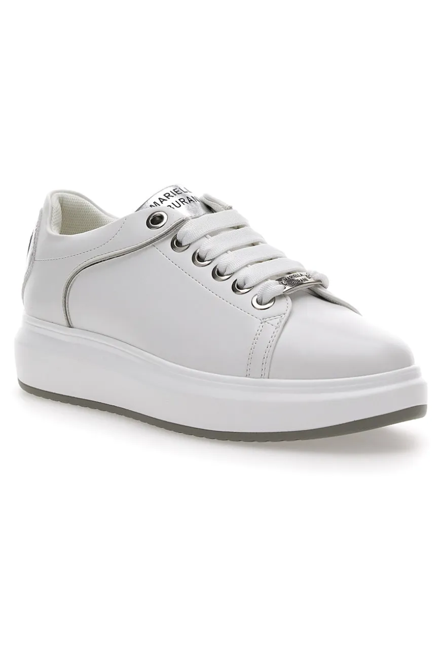 Sneakers Bianche con Lacci Mariella Burani 50280