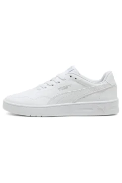 Sneakers Bianche con Lacci Puma Court Classy