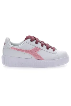 Sneakers bianche con lacci rossi DIADORA GAME STEP P PS FLUFFY