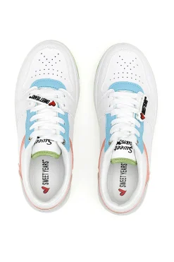 Sneakers Bianche con Lacci Sweet Years 8580