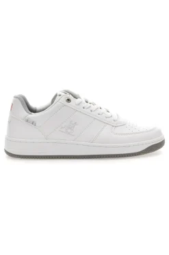 Sneakers Bianche Con Lacci U.S. Grand Polo GPM424707J
