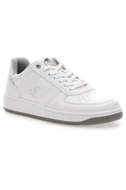 Sneakers Bianche Con Lacci U.S. Grand Polo GPM424707J