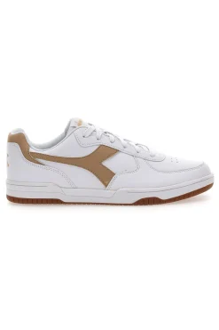 Sneakers Bianche con logo Beige DIADORA RAPTOR LOW