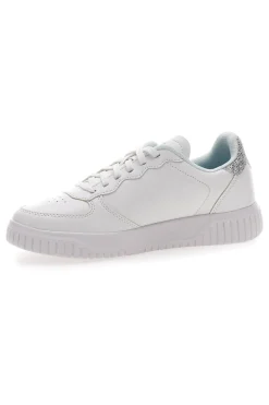 Sneakers Bianche con Logo Glitter Lotto Venus 1 AMF III GLI