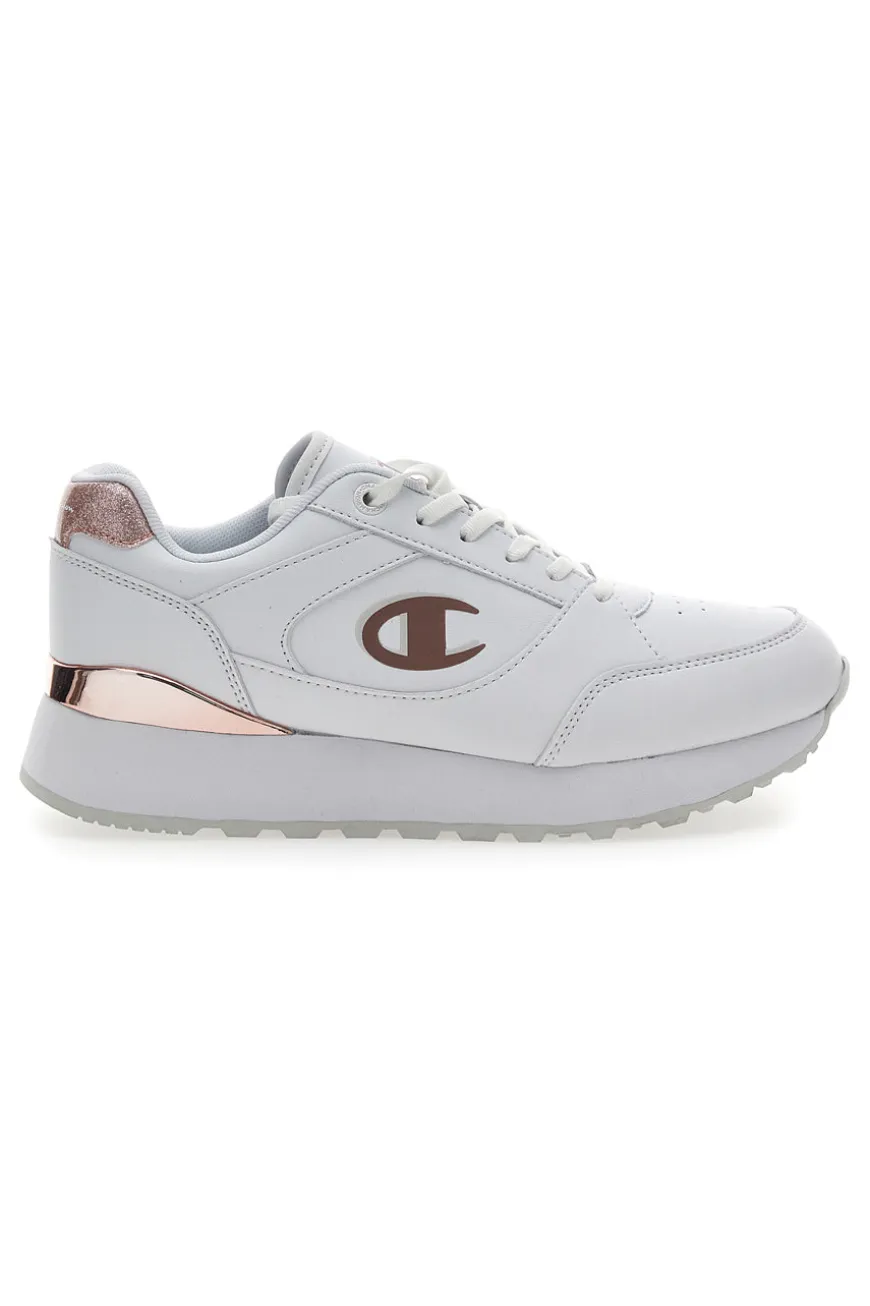 Sneakers Bianche Con Logo Laterale RR Champ Plat II Element