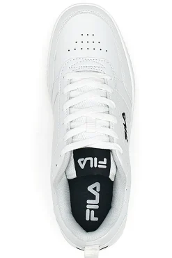 Sneakers Bianche Con Logo Laterale da Uomo Fila Rega