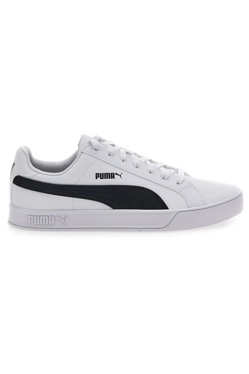 Sneakers Bianche Con Logo Laterale Puma Smash Vulc