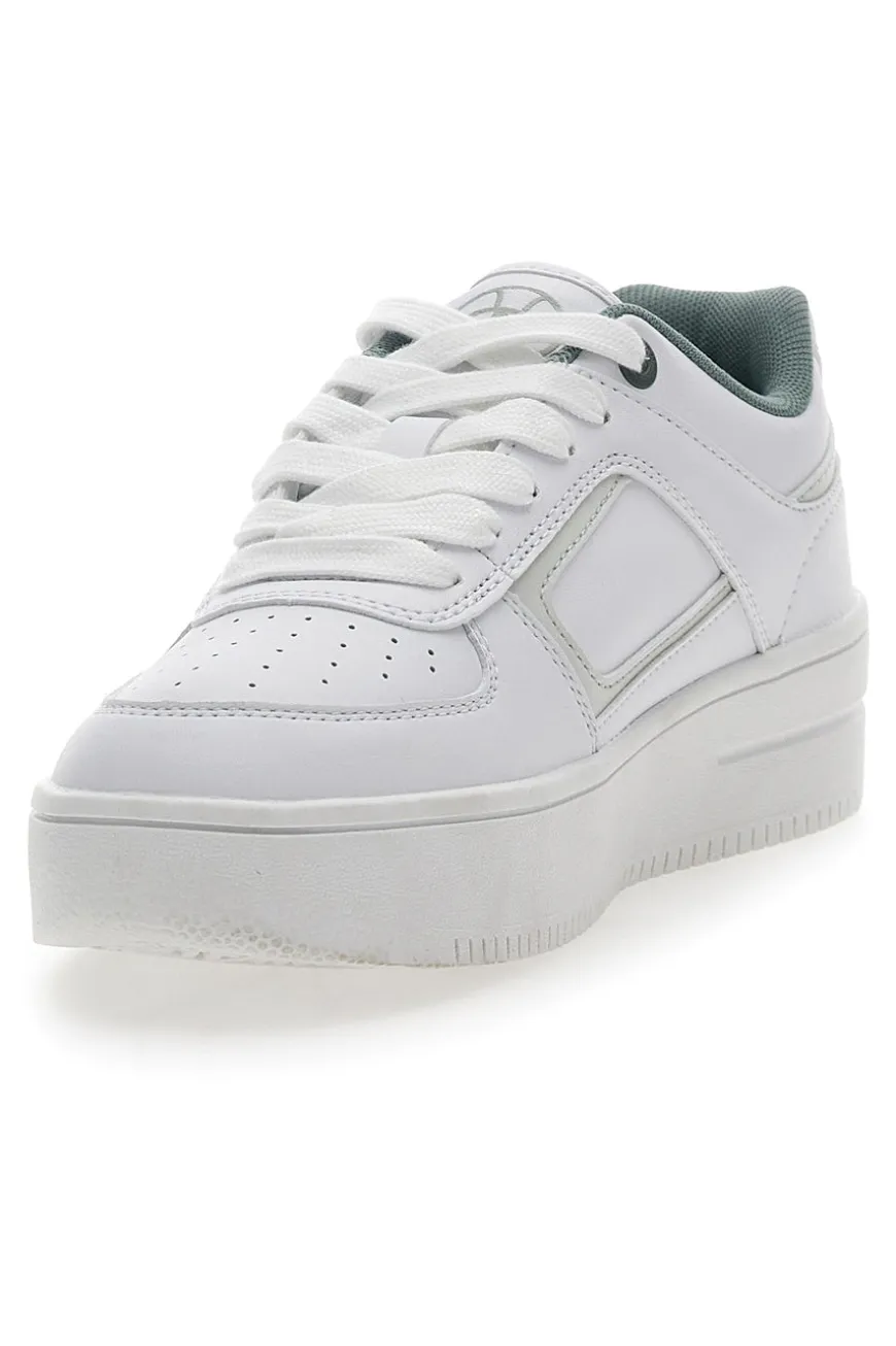 Sneakers Bianche Con Logo Laterale Champion Foul Plat Element