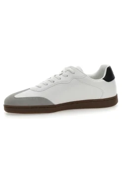 Sneakers Bianche Con Logo Laterale Champion Prestige Mix Material