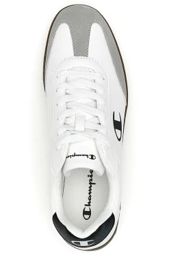 Sneakers Bianche Con Logo Laterale Champion Prestige Mix Material