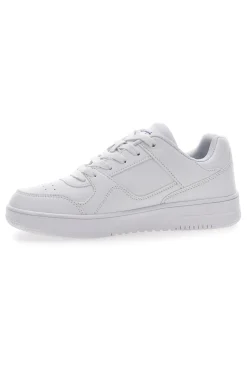 Sneakers Bianche Con Logo Laterale Champion Rebound Low