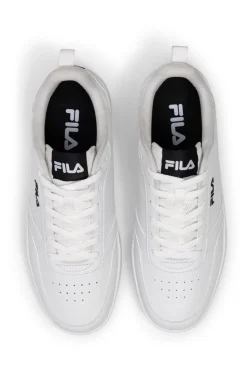 Sneakers Bianche Con Logo Laterale Fila Rega Teens