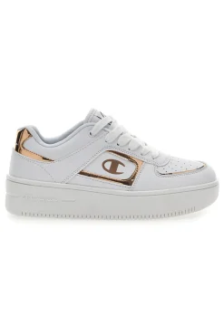 Sneakers Bianche Con Logo Laterale Champion Foul Plat Element