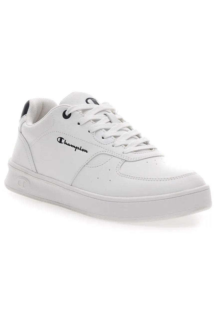 Sneakers Bianche Con Logo Posteriore Champion Newman