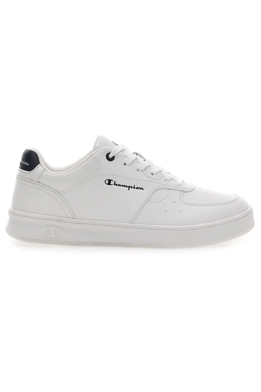 Sneakers Bianche Con Logo Posteriore Champion Newman