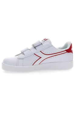 Sneakers bianche con logo rosso e velcro DIADORA GAME PS