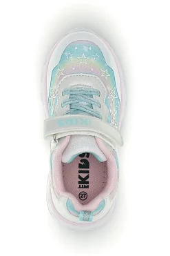Sneakers Bianche con luci Pitt kids 11325