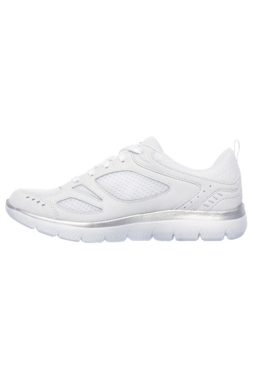 Sneakers Bianche Con Memory Foam SKECHERS Summits - Suited