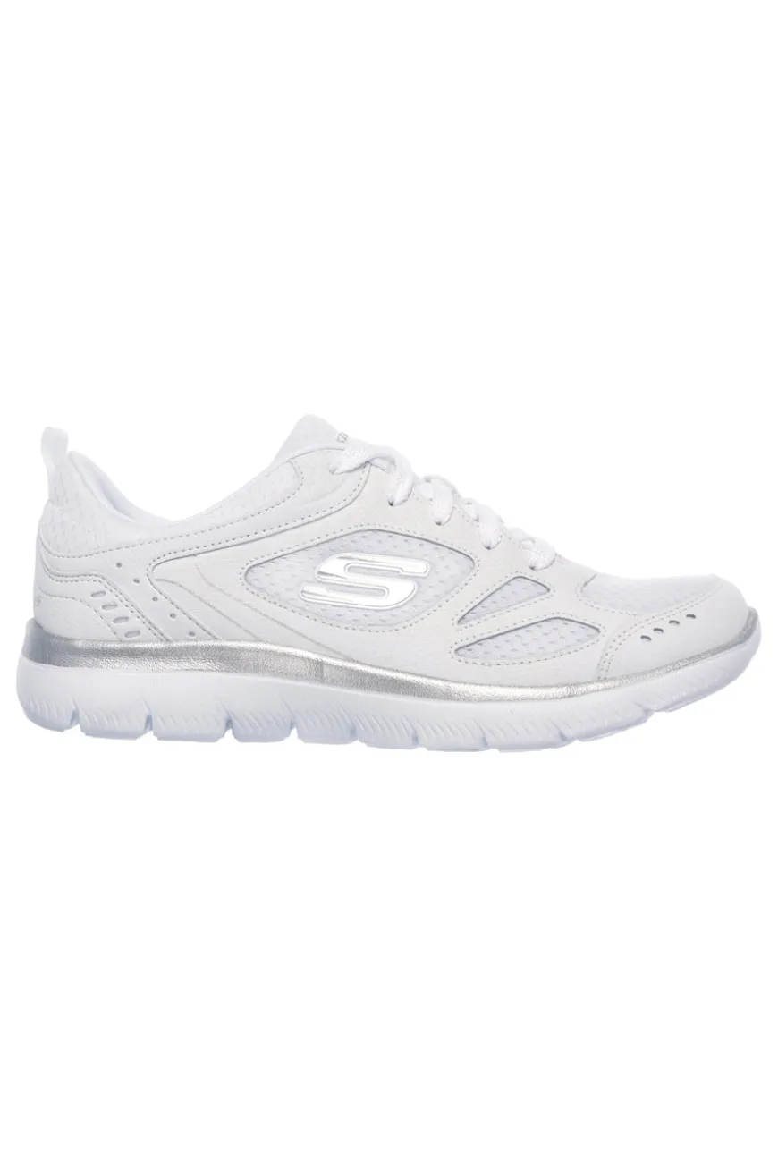 Sneakers Bianche Con Memory Foam SKECHERS Summits - Suited