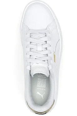 Sneakers Bianche con Platform Puma Karmen Metallic Shine