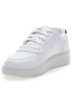 Sneakers bianche con platform e logo glitter Champion Rd18 Platform Glitter G Gs
