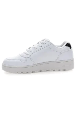 Sneakers bianche con platform e logo glitter Champion Rd18 Platform Glitter G Gs