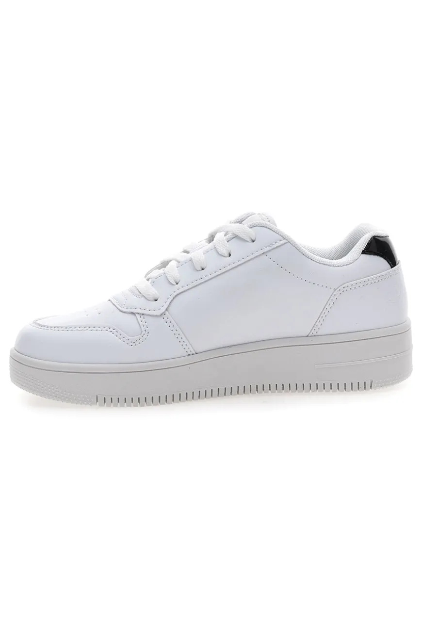 Sneakers bianche con platform e logo glitter Champion Rd18 Platform Glitter G Gs