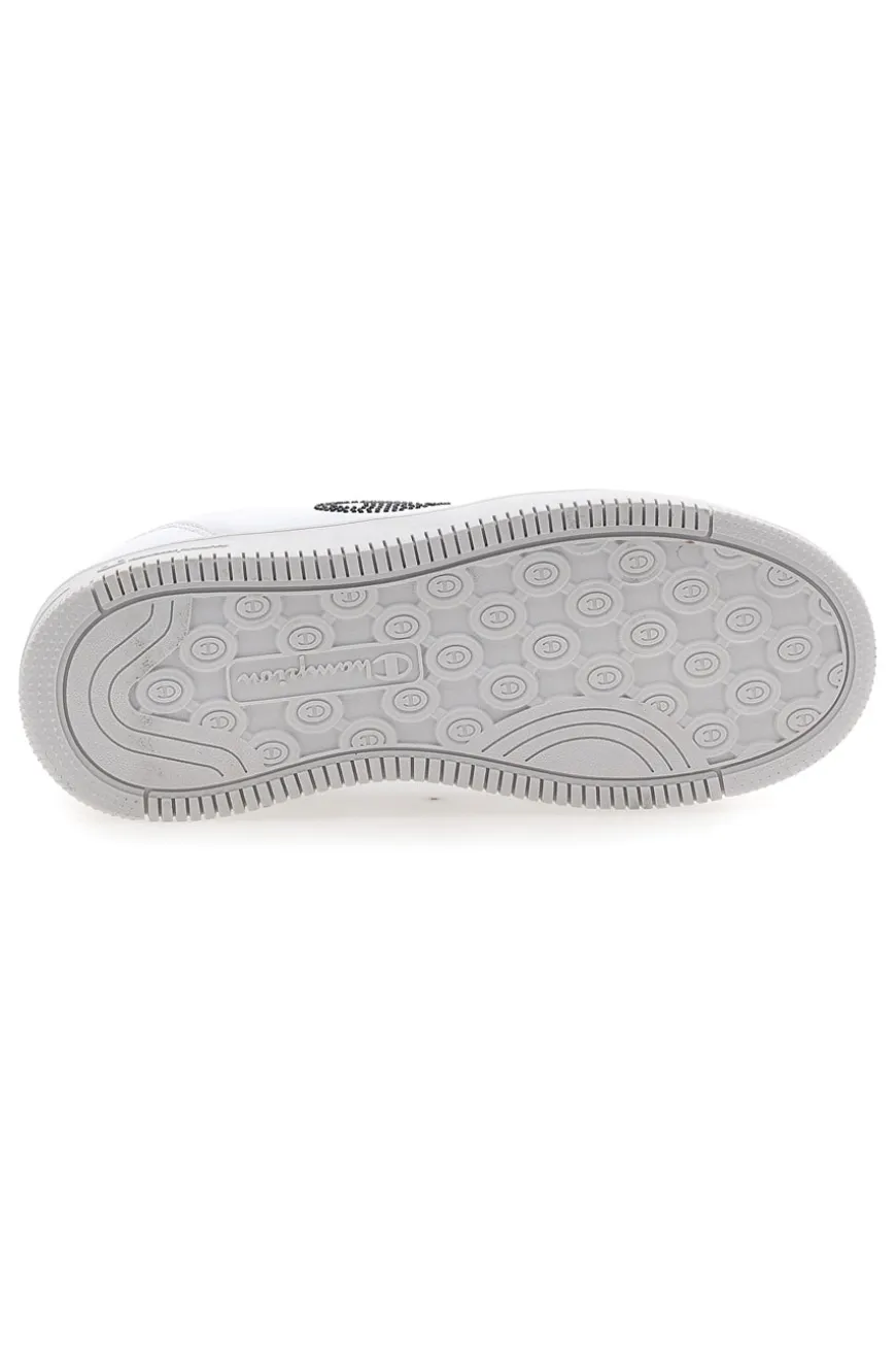 Sneakers bianche con platform e logo glitter Champion Rd18 Platform Glitter G Gs