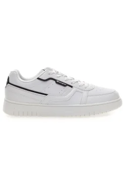 Sneakers bianche con profili neri Champion Clay Evolve