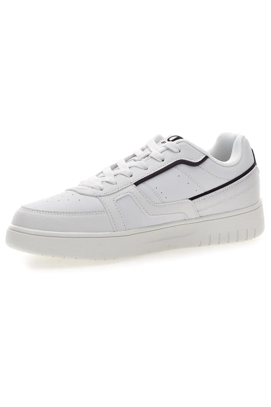 Sneakers bianche con profili neri Champion Clay Evolve