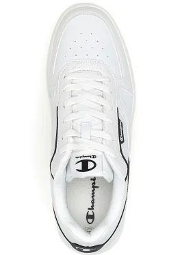 Sneakers bianche con profili neri Champion Clay Evolve