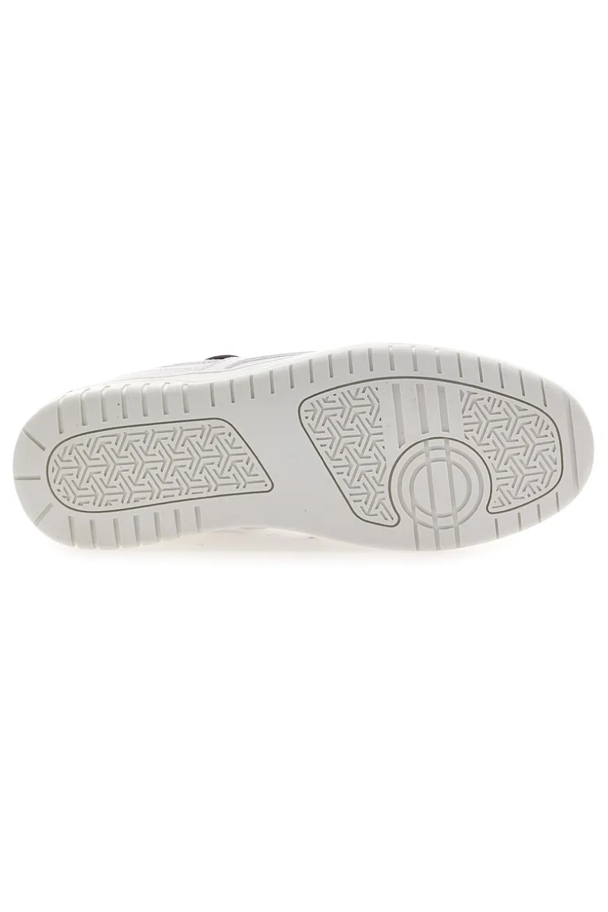 Sneakers bianche con profili neri Champion Clay Evolve