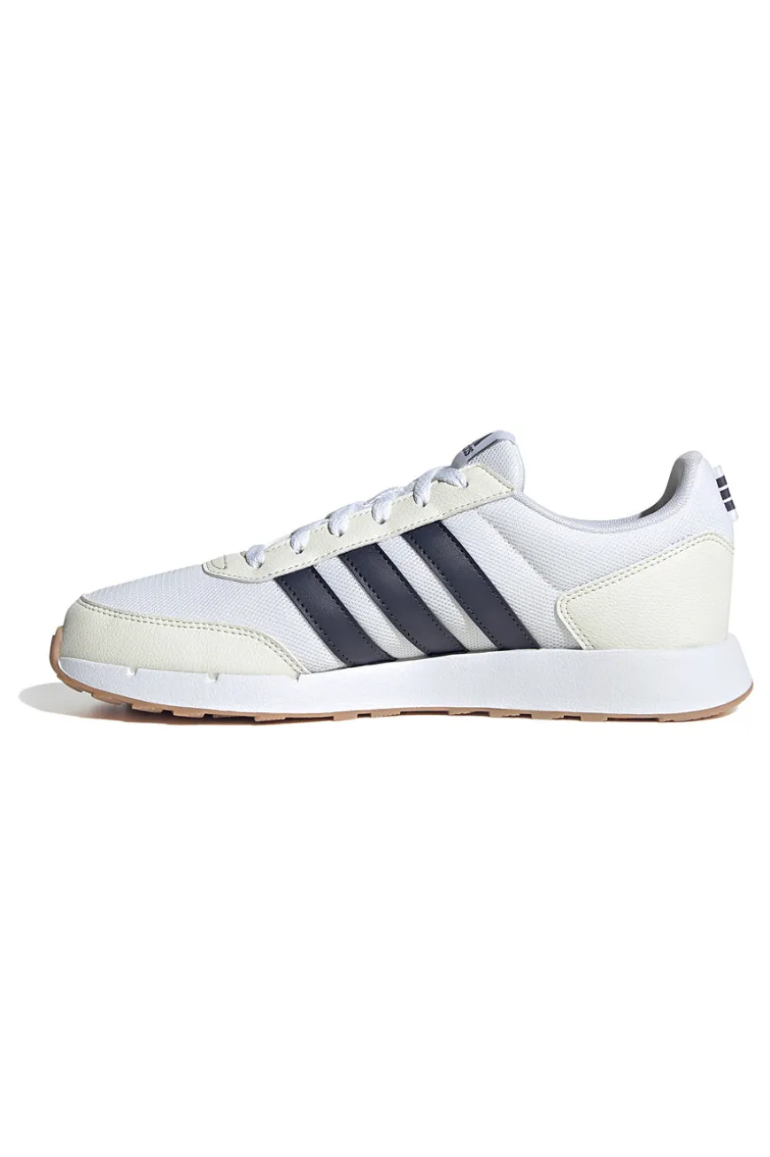 Sneakers Bianche con righe blu ADIDAS Run 50s