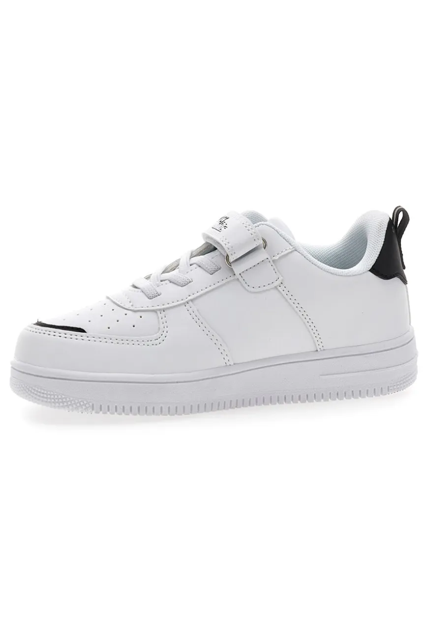Sneakers bianche con stampa colorata Pitt Kids K22355