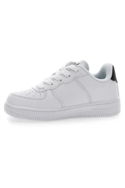 Sneakers Bianche Con Stampa Colorata Pitt Kids 191562