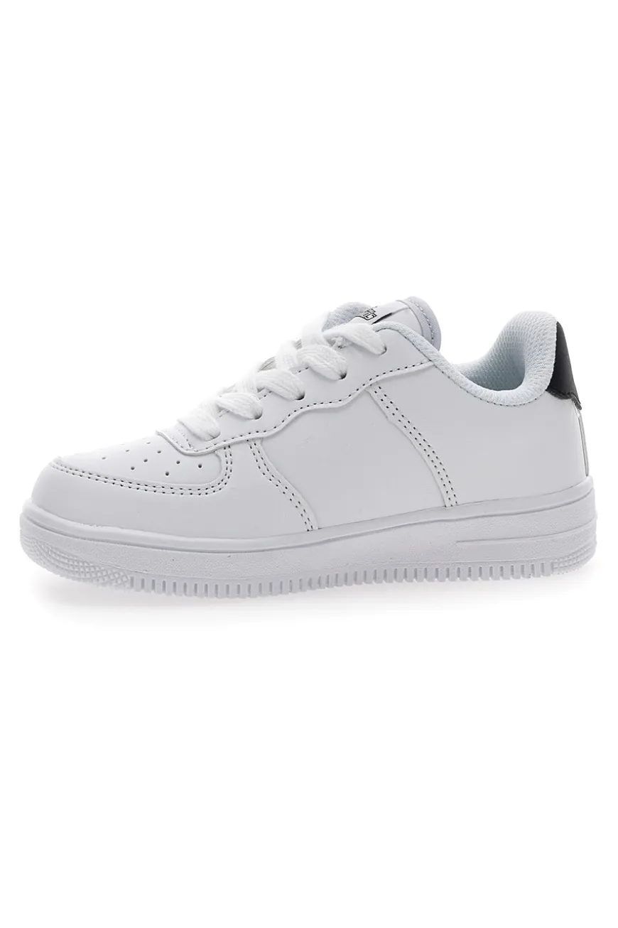 Sneakers Bianche Con Stampa Colorata Pitt Kids 191562