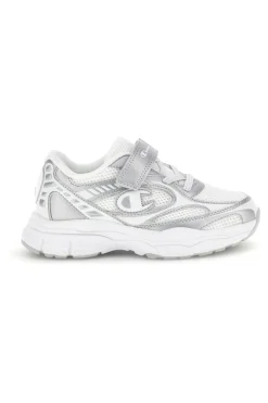 Sneakers bianche con strap e lacci elastici Champion RT25 U PS