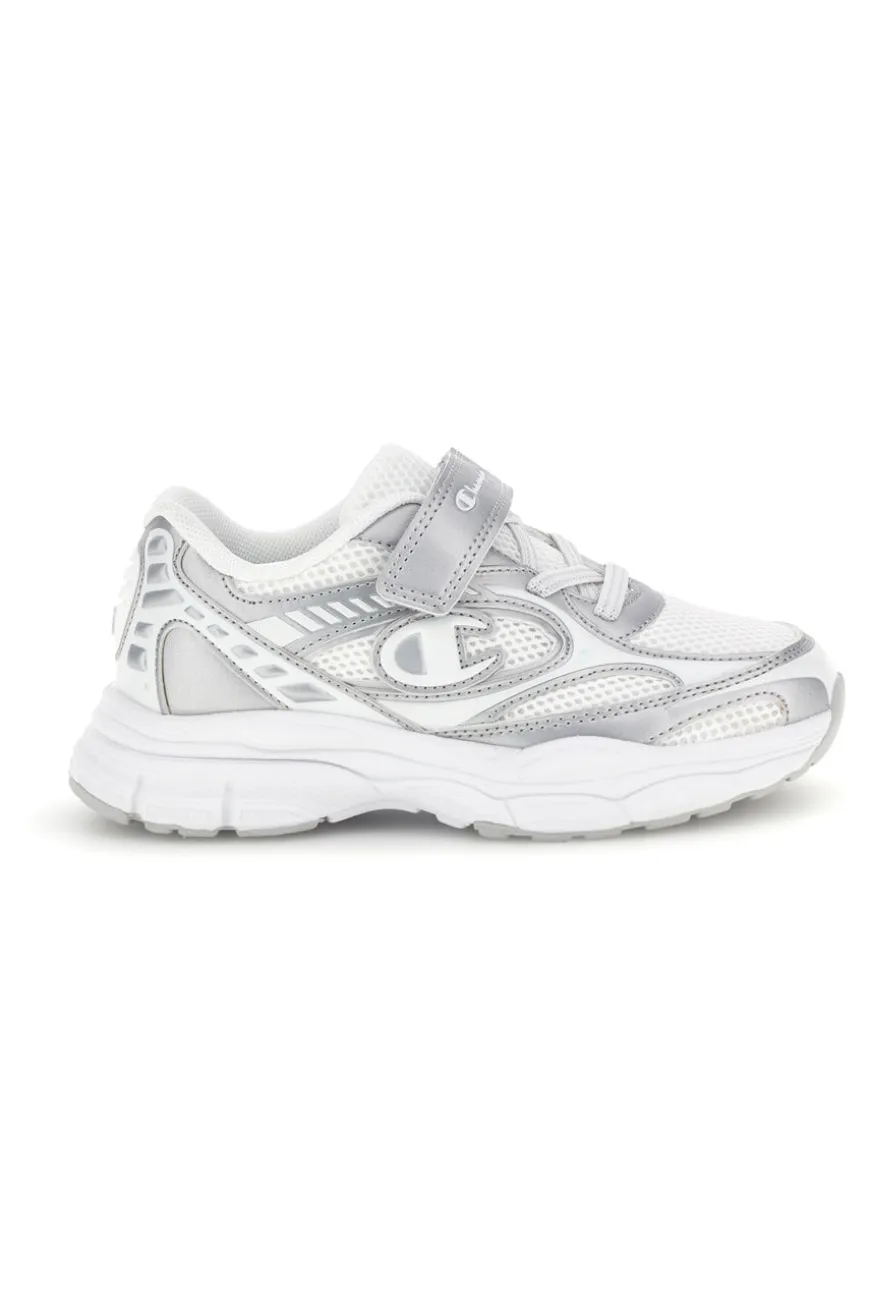 Sneakers bianche con strap e lacci elastici Champion RT25 U PS