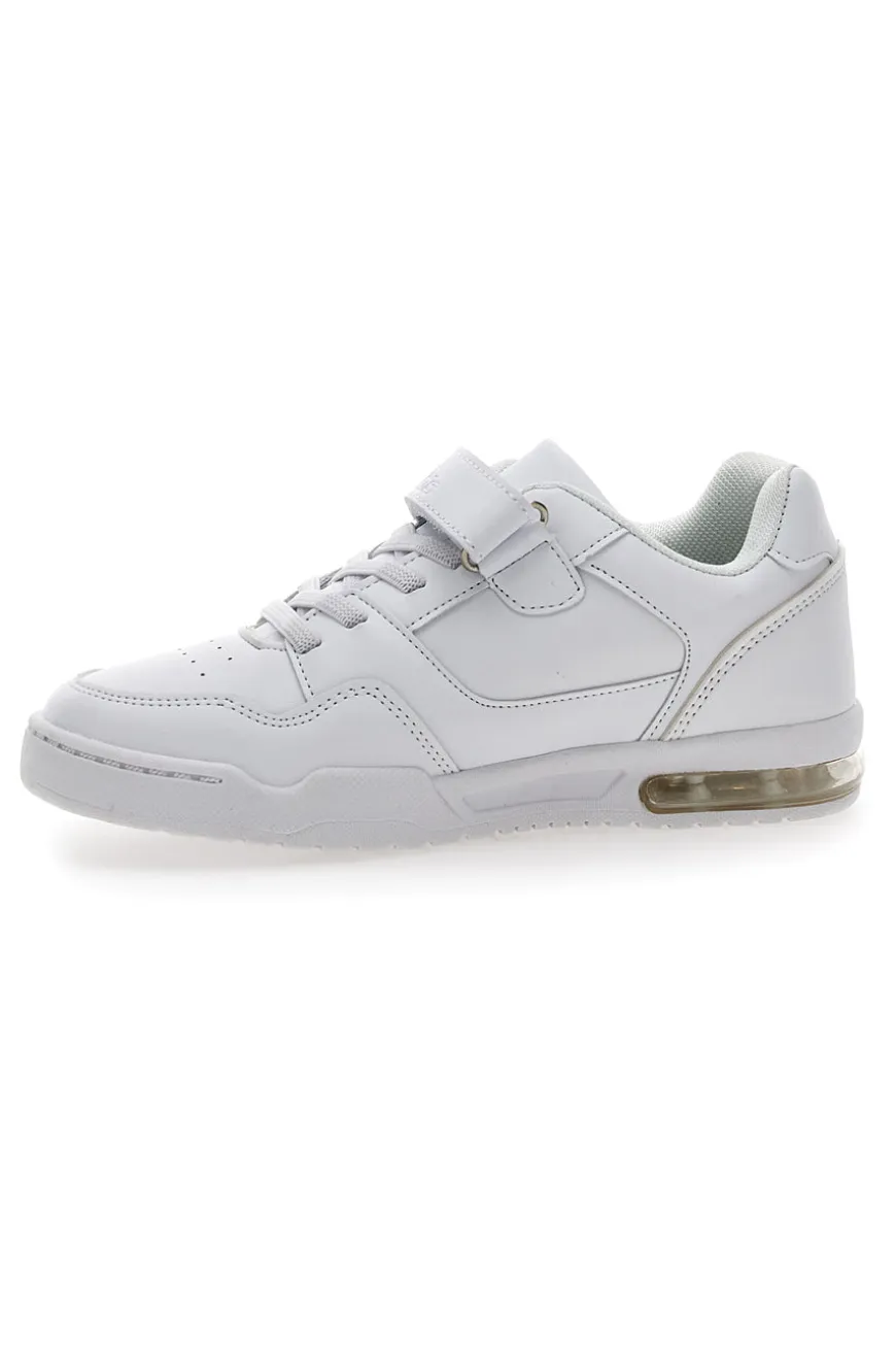 Sneakers bianche con Strappo in Velcro Pitt Kids K22322