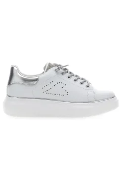Sneakers bianche con strass ENERGY E86