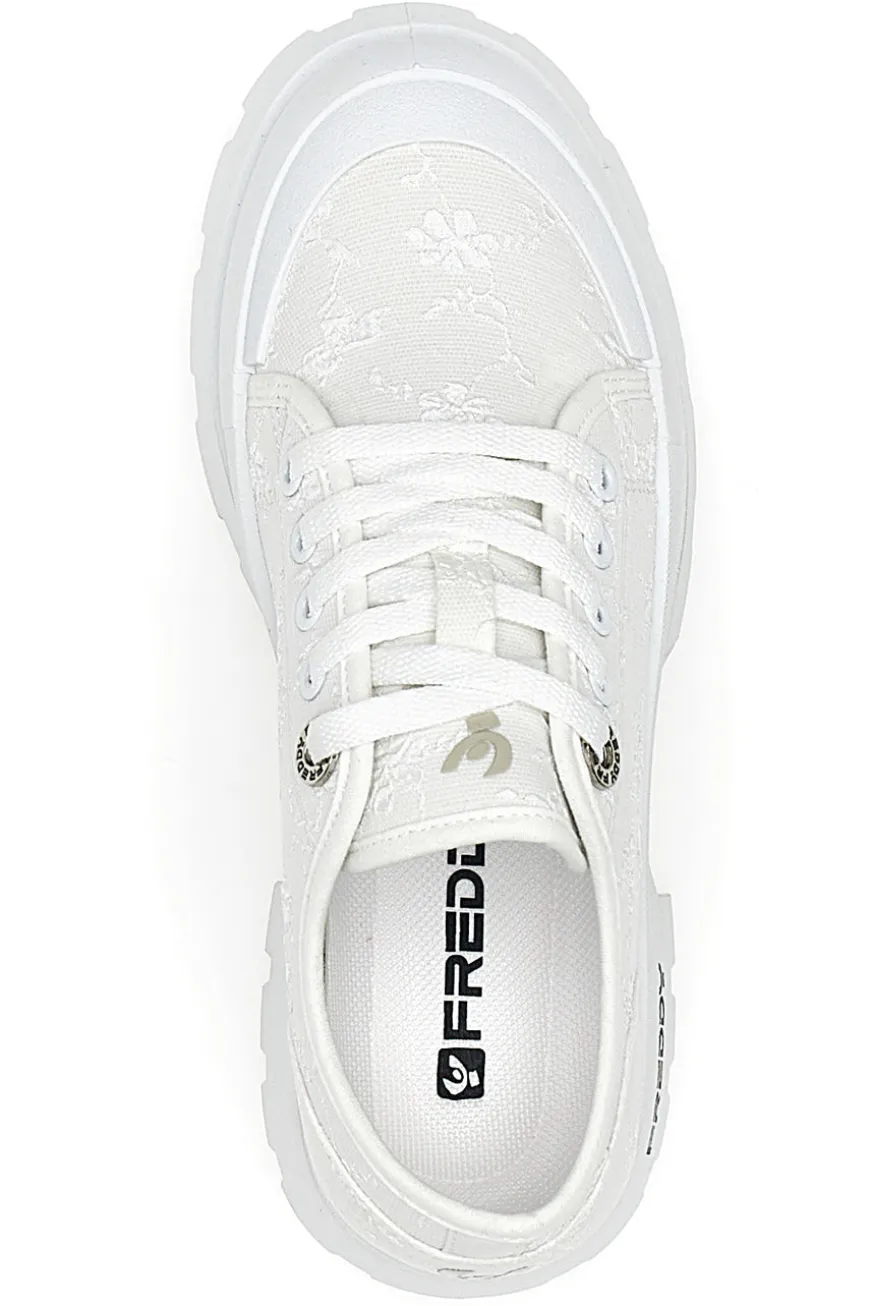 Sneakers Bianche Con Suola Platform Bianca FREDDY FY7679