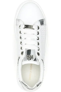 Sneakers Bianche con Tomaia Decorata e Platform MARIELLA BURANI 50251
