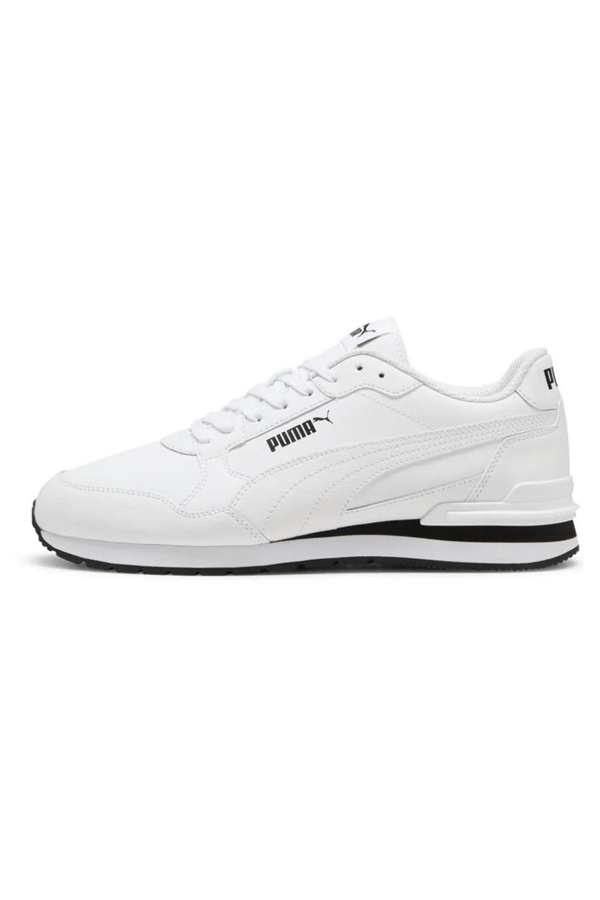Sneakers Bianche con Tomaia in Pelle PUMA ST Runner v4 L