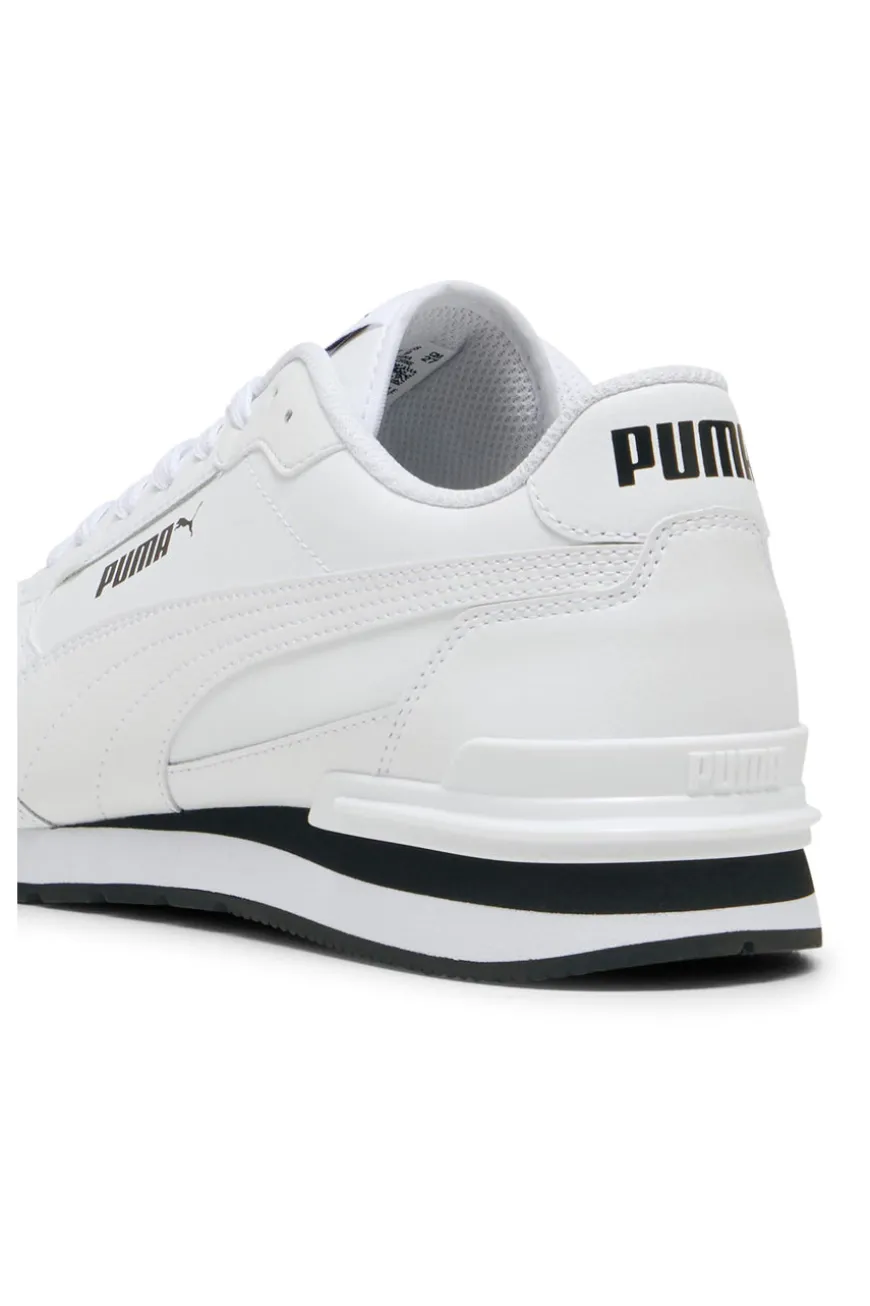 Sneakers Bianche con Tomaia in Pelle PUMA ST Runner v4 L