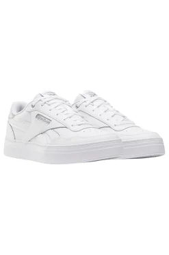 Sneakers Bianche con Tomaia in Pelle Reebok Court Advance Bold