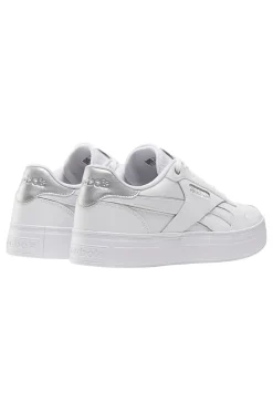 Sneakers Bianche con Tomaia in Pelle Reebok Court Advance Bold
