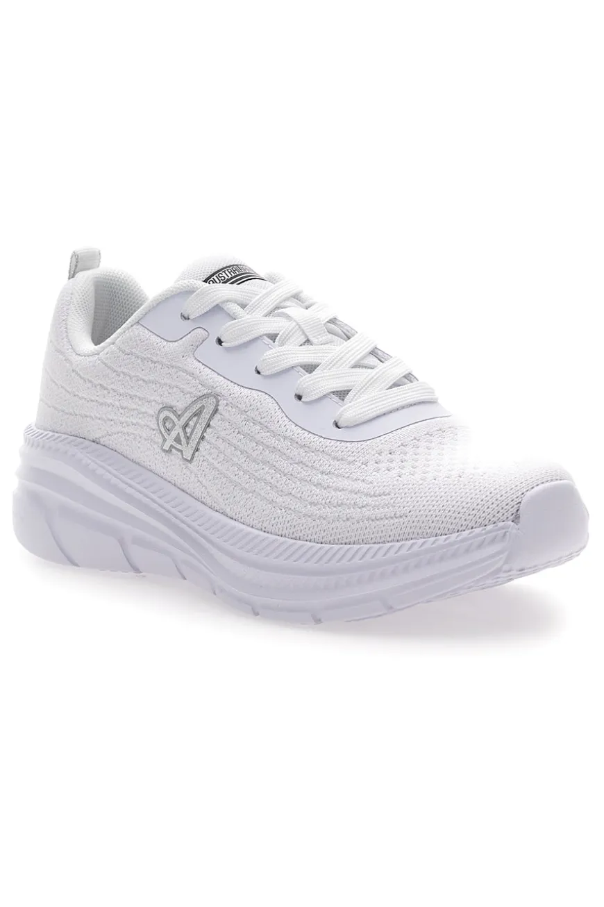 Sneakers Bianche con Tomaia Traspirante e Memory Confort Sneakers Bianche con Tomaia Traspirante e Memory Confort AUSTRALIAN AU25W507