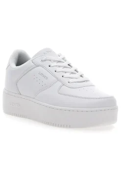 Sneakers Bianche con Tomaia Traforata e Platform LEVI'S NEW UNION BOLD