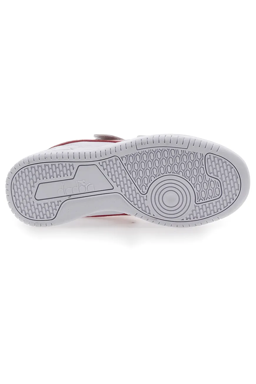 Sneakers Bianche con Velcro Diadora Raptor Low PS